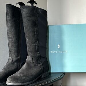 Revitalign Black Suede Boots
